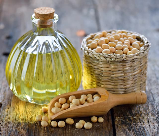 Aceite de soja crudo desgomado